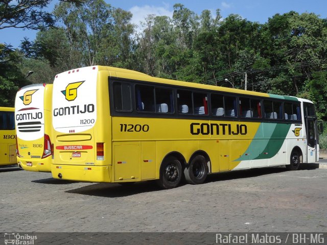 Empresa Gontijo de Transportes 11200 na cidade de Belo Horizonte, Minas Gerais, Brasil, por Rafael Matos. ID da foto: 1506527.