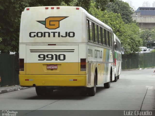 Empresa Gontijo de Transportes 9910 na cidade de São Paulo, São Paulo, Brasil, por Luiz Claudio . ID da foto: 1526203.