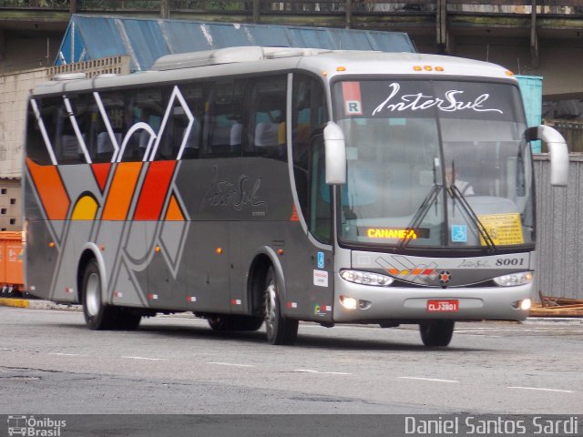Intersul 8001 na cidade de Santos, São Paulo, Brasil, por Daniel Santos Sardi. Número da foto: #1528060.