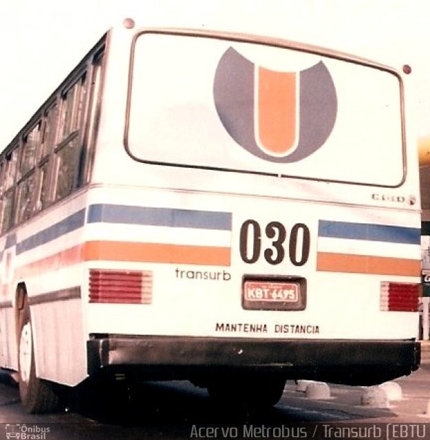 Transurb EBTU 030 na cidade de Goiânia, Goiás, Brasil, por Carlos Júnior. Número da foto: #1528046.