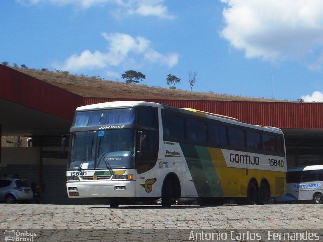 Empresa Gontijo de Transportes 15840 na cidade de João Monlevade, Minas Gerais, Brasil, por Antonio Carlos Fernandes. ID da foto: 1526196.