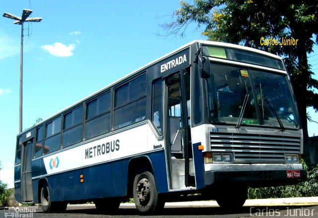 Metrobus 806 na cidade de Goiânia, Goiás, Brasil, por Carlos Júnior. ID da foto: 1527869.