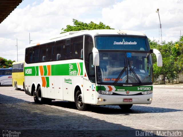 Cia. São Geraldo de Viação 14580 na cidade de Vitória da Conquista, Bahia, Brasil, por Daniel  Machado. ID da foto: 1526596.