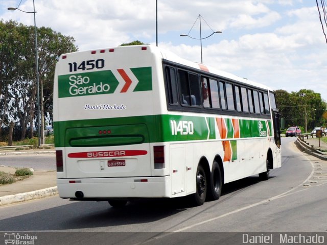 Cia. São Geraldo de Viação 11450 na cidade de Vitória da Conquista, Bahia, Brasil, por Daniel  Machado. Número da foto: #1526597.