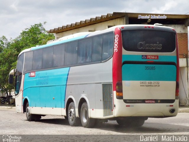 Empresa de Ônibus Nossa Senhora da Penha 35085 na cidade de Vitória da Conquista, Bahia, Brasil, por Daniel  Machado. Número da foto: #1529674.