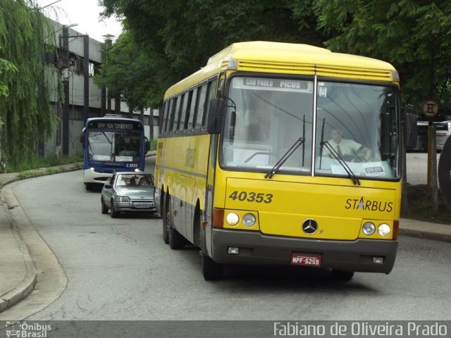 Viação Itapemirim 40353 na cidade de São Paulo, São Paulo, Brasil, por Fabiano de Oliveira Prado. ID da foto: 1528234.