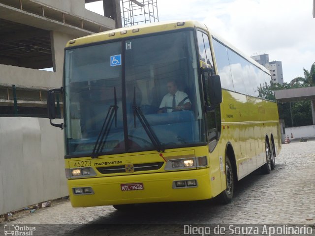 Viação Itapemirim 45273 na cidade de Fortaleza, Ceará, Brasil, por Diego  de Souza. Número da foto: #1529364.