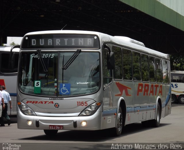 Expresso de Prata 1155 na cidade de Bauru, São Paulo, Brasil, por Adriano Moraes dos Reis. Número da foto: #1528793.