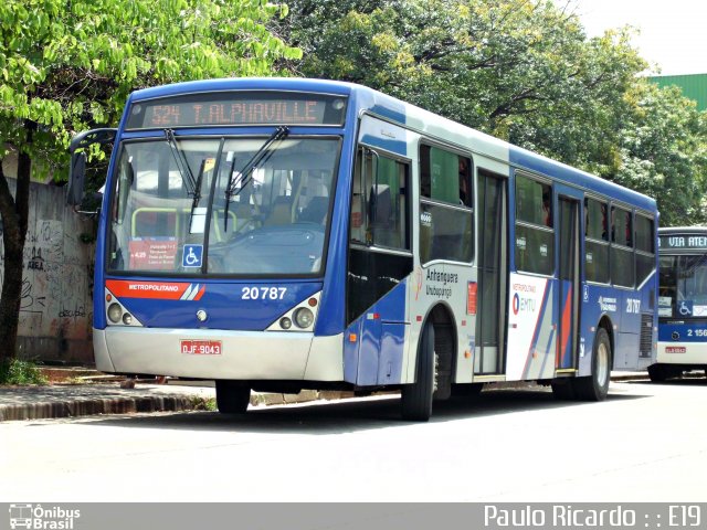 Auto Viação Urubupungá 20.787 na cidade de São Paulo, São Paulo, Brasil, por Paulo Ricardo. ID da foto: 1529418.