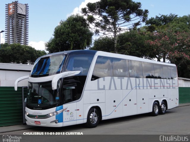 Auto Viação Catarinense 3379 na cidade de Curitiba, Paraná, Brasil, por Paulo Roberto Chulis. Número da foto: #1530296.