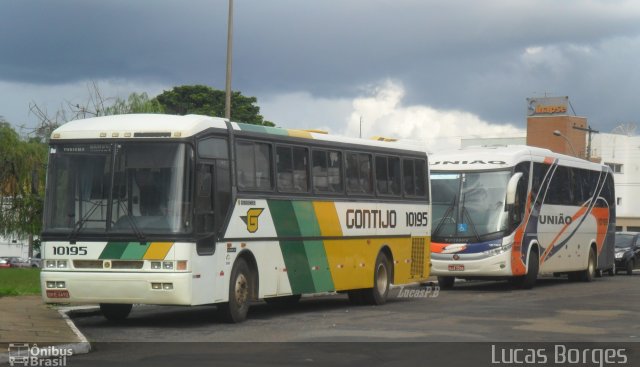 Empresa Gontijo de Transportes 10195 na cidade de Araxá, Minas Gerais, Brasil, por Lucas Borges . Número da foto: #1528907.