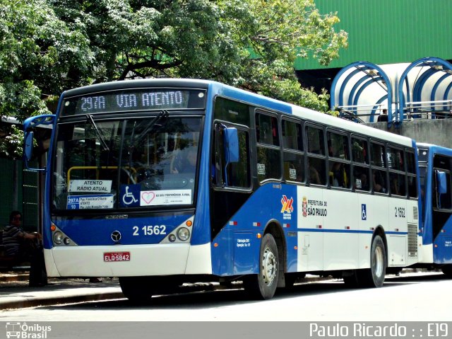 Sambaíba Transportes Urbanos 2 1562 na cidade de São Paulo, São Paulo, Brasil, por Paulo Ricardo. ID da foto: 1529426.