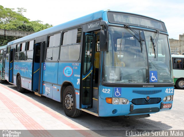 Biguaçu Transportes Coletivos Administração e Participação 422 na cidade de Florianópolis, Santa Catarina, Brasil, por Eduardo Souto Maia. Número da foto: #1528251.