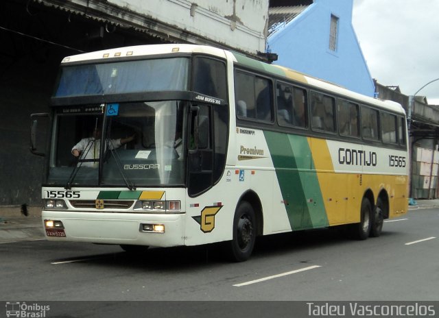 Empresa Gontijo de Transportes 15565 na cidade de Rio de Janeiro, Rio de Janeiro, Brasil, por Tadeu Vasconcelos. ID da foto: 1529033.