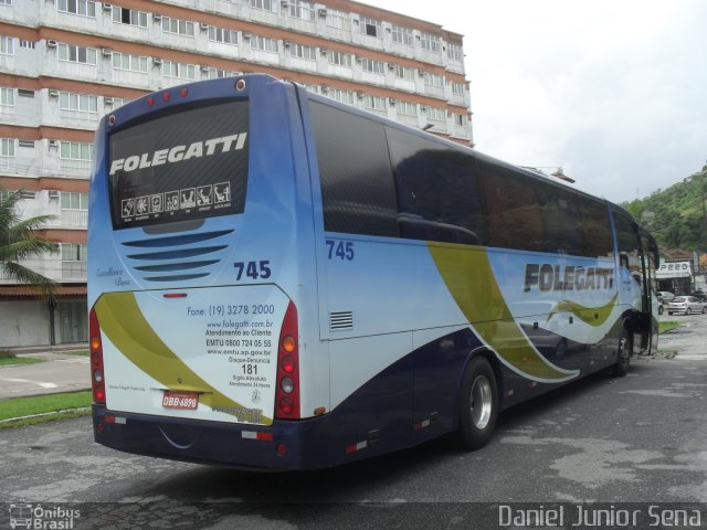 Empresa Folegatti Viação 745 na cidade de Angra dos Reis, Rio de Janeiro, Brasil, por Daniel Junior Sena. ID da foto: 1528721.