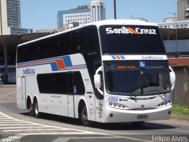 VUSC - Viação União Santa Cruz 2000 na cidade de Porto Alegre, Rio Grande do Sul, Brasil, por Felipe Alves. Número da foto: #1528252.