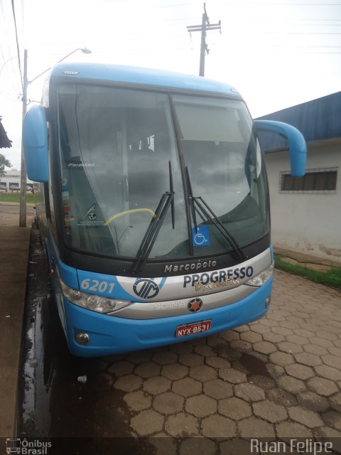 Auto Viação Progresso 6201 na cidade de Imperatriz, Maranhão, Brasil, por Ruan Felipe Melo Fonseca. Número da foto: #1529115.