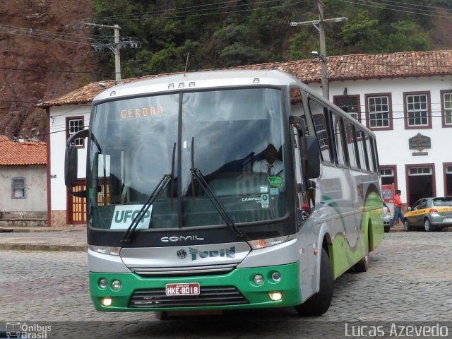 Turin Transportes 1077 na cidade de Ouro Preto, Minas Gerais, Brasil, por Lucas Azevedo. Número da foto: #1528966.