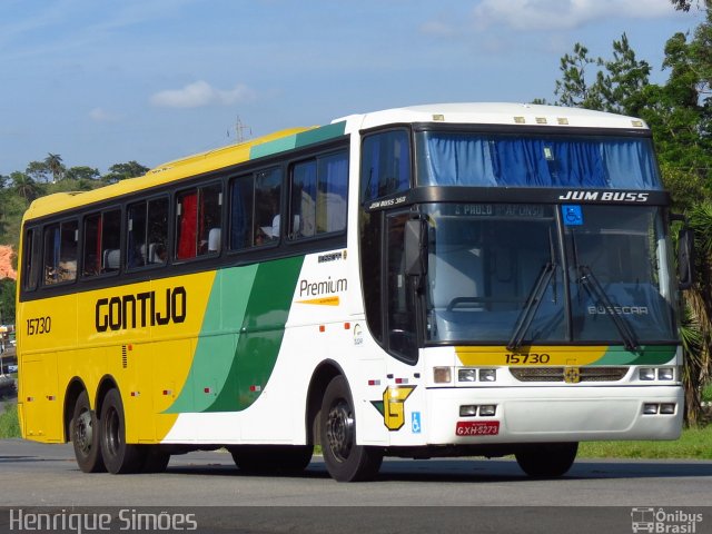 Empresa Gontijo de Transportes 15730 na cidade de Sabará, Minas Gerais, Brasil, por Henrique Simões. ID da foto: 1532060.