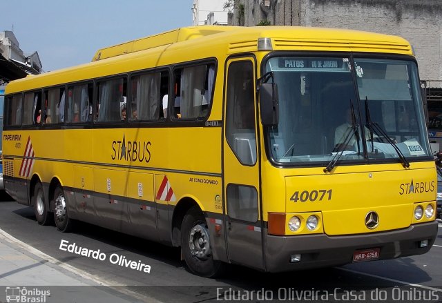 Viação Itapemirim 40071 na cidade de Rio de Janeiro, Rio de Janeiro, Brasil, por Eduardo Oliveira. ID da foto: 1532340.