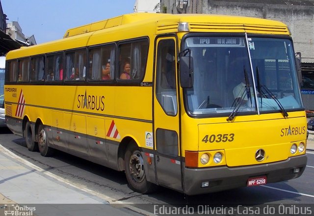 Viação Itapemirim 40353 na cidade de Rio de Janeiro, Rio de Janeiro, Brasil, por Eduardo Oliveira. Número da foto: #1532353.
