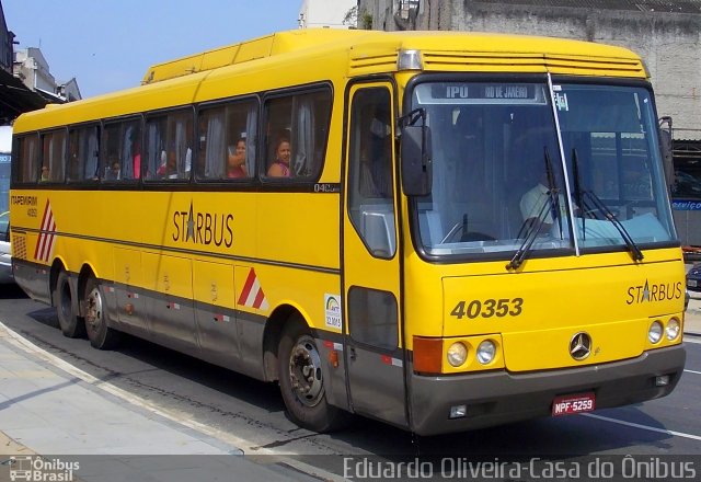 Viação Itapemirim 40353 na cidade de Rio de Janeiro, Rio de Janeiro, Brasil, por Eduardo Oliveira. ID da foto: 1532353.