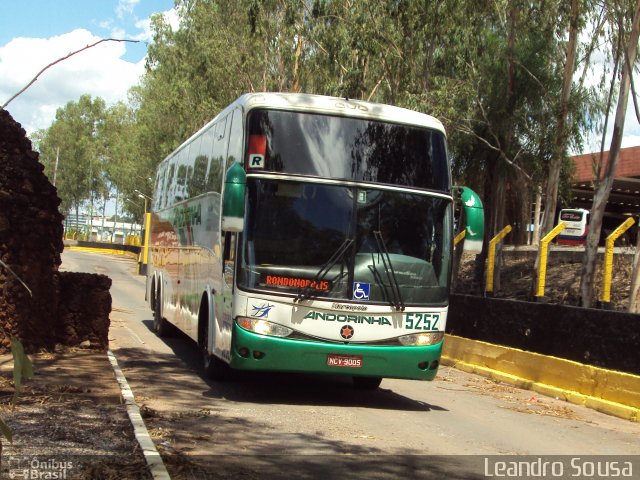 Empresa de Transportes Andorinha 5252 na cidade de Cuiabá, Mato Grosso, Brasil, por [Leandro Sousa]. ID da foto: 1530764.