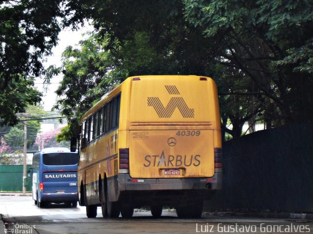 Viação Itapemirim 40309 na cidade de São Paulo, São Paulo, Brasil, por Luiz Gustavo Goncalves. Número da foto: #1531907.