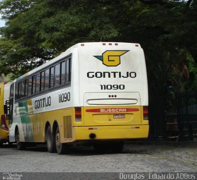 Empresa Gontijo de Transportes 11090 na cidade de Belo Horizonte, Minas Gerais, Brasil, por Douglas  Eduardo Adbus. ID da foto: 1531363.