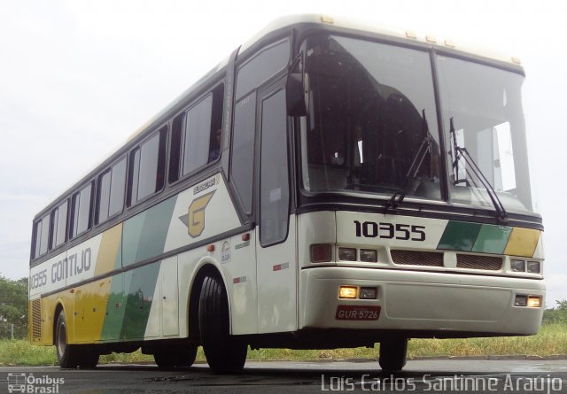 Empresa Gontijo de Transportes 10355 na cidade de Montes Claros, Minas Gerais, Brasil, por Luís Carlos Santinne Araújo. ID da foto: 1531510.