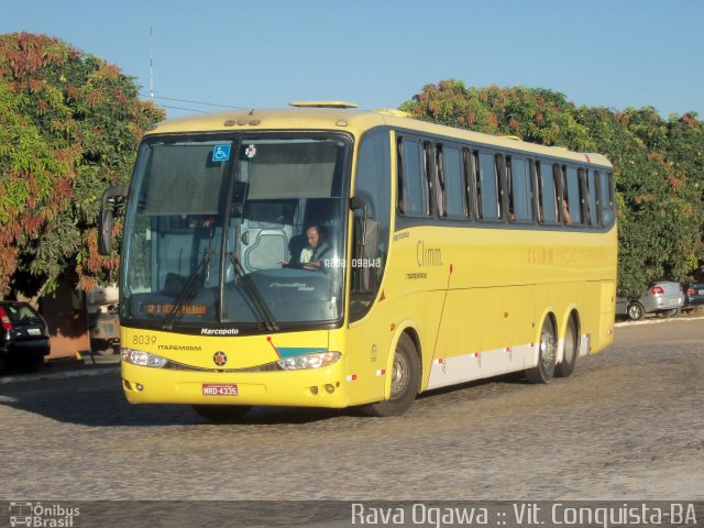 Viação Itapemirim 8039 na cidade de Vitória da Conquista, Bahia, Brasil, por Rava Ogawa. ID da foto: 1530496.