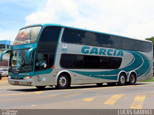 Viação Garcia 6039 na cidade de Imbaú, Paraná, Brasil, por Lucas Gabriel. Número da foto: #1530831.