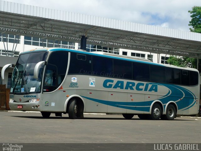 Viação Garcia 6509 na cidade de Telêmaco Borba, Paraná, Brasil, por Lucas Gabriel. Número da foto: #1530865.