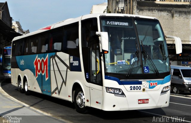 Auto Viação 1001 2800 na cidade de Rio de Janeiro, Rio de Janeiro, Brasil, por André Vitor  Silva dos Santos. ID da foto: 1534817.