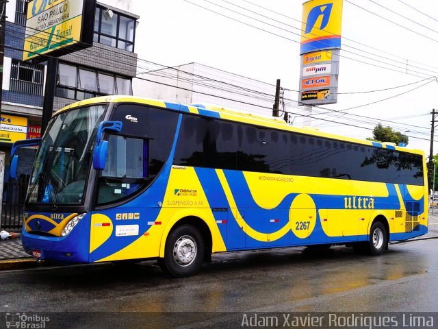 Viação Ultra 2267 na cidade de Santos, São Paulo, Brasil, por Adam Xavier Rodrigues Lima. ID da foto: 1534040.