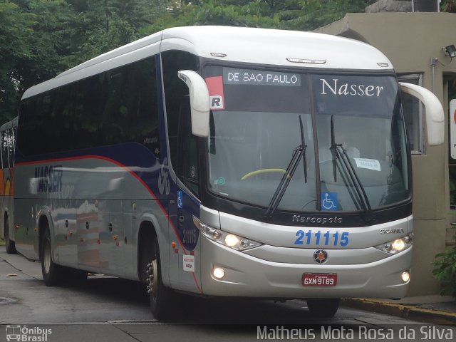 Viação Nasser 211115 na cidade de São Paulo, São Paulo, Brasil, por Matheus Mota Rosa da Silva. ID da foto: 1533263.