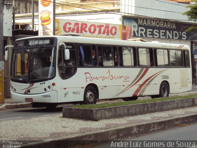 Paraibuna Transportes 15006 na cidade de Juiz de Fora, Minas Gerais, Brasil, por André Luiz Gomes de Souza. ID da foto: 1533688.