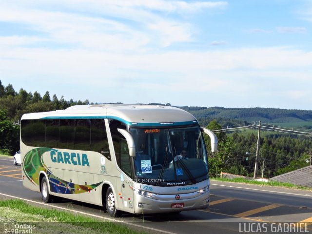 Viação Garcia 7276 na cidade de Imbaú, Paraná, Brasil, por Lucas Gabriel. Número da foto: #1534613.