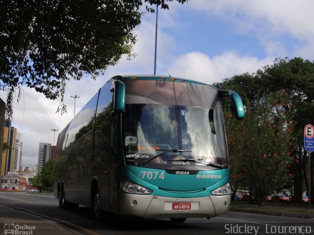 Viação Garcia 7074 na cidade de , por Sidcley Lourenço. Número da foto: #1533510.