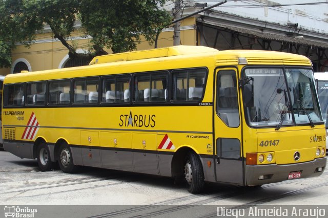 Viação Itapemirim 40147 na cidade de Rio de Janeiro, Rio de Janeiro, Brasil, por Diego Almeida Araujo. ID da foto: 1533036.