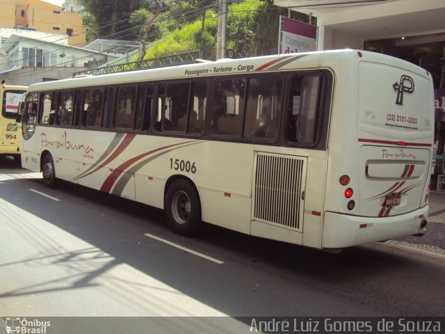 Paraibuna Transportes 15006 na cidade de Juiz de Fora, Minas Gerais, Brasil, por André Luiz Gomes de Souza. ID da foto: 1533695.