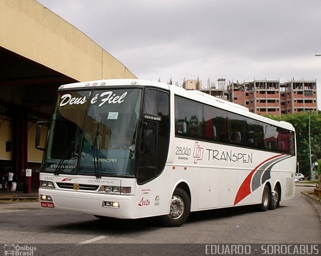 Transpen Transporte Coletivo e Encomendas 28040 na cidade de Sorocaba, São Paulo, Brasil, por EDUARDO - SOROCABUS. Número da foto: #1533702.