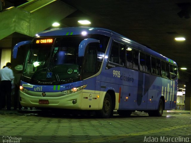 UTIL - União Transporte Interestadual de Luxo 9915 na cidade de Belo Horizonte, Minas Gerais, Brasil, por Adão Raimundo Marcelino. Número da foto: #1534664.
