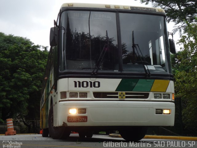 Empresa Gontijo de Transportes 11010 na cidade de São Paulo, São Paulo, Brasil, por Gilberto Martins. ID da foto: 1533653.