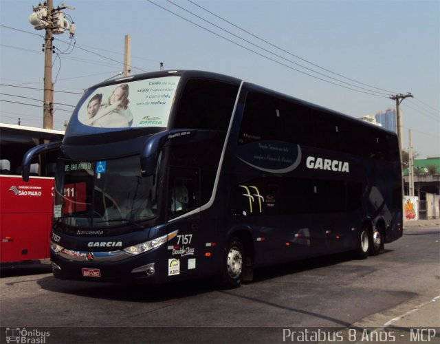 Viação Garcia 7157 na cidade de São Paulo, São Paulo, Brasil, por Cristiano Soares da Silva. ID da foto: 1534768.