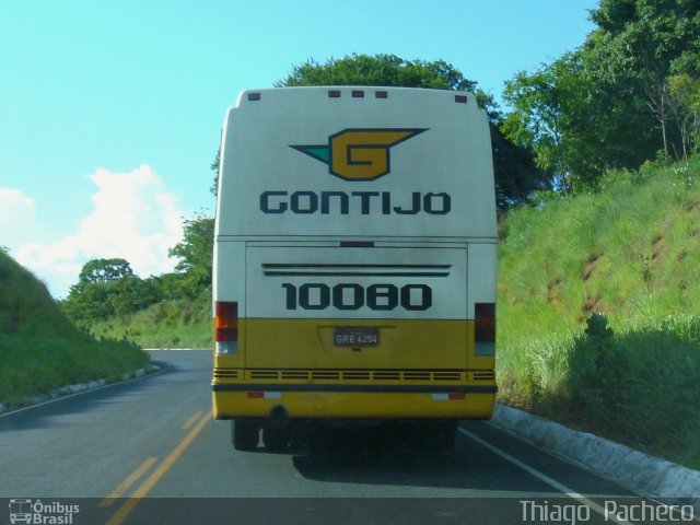 Empresa Gontijo de Transportes 10080 na cidade de Janaúba, Minas Gerais, Brasil, por Thiago  Pacheco. ID da foto: 1533357.