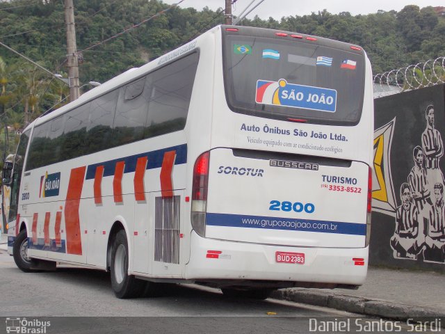 São João Votorantim - Sorotur Turismo 2800 na cidade de Santos, São Paulo, Brasil, por Daniel Santos Sardi. Número da foto: #1534933.