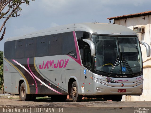 Viação Jam Joy 7912 na cidade de Teresina, Piauí, Brasil, por João Victor. Número da foto: #1535093.