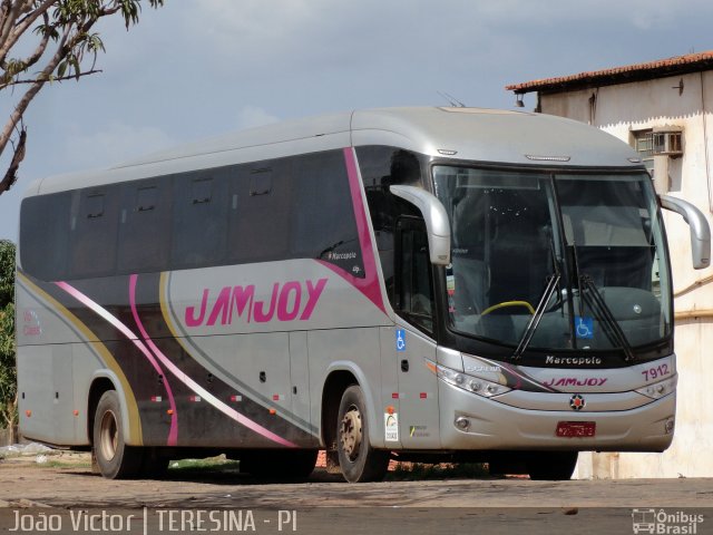 Viação Jam Joy 7912 na cidade de Teresina, Piauí, Brasil, por João Victor. ID da foto: 1535093.