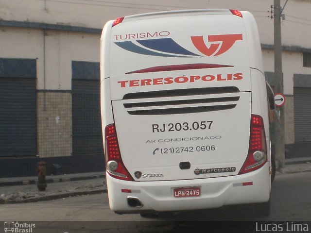 Viação Teresópolis RJ 203.057 na cidade de Rio de Janeiro, Rio de Janeiro, Brasil, por Lucas Lima. Número da foto: #1536685.